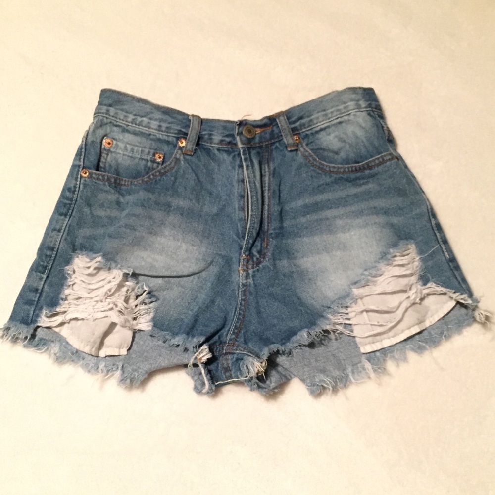 High waisted shorts